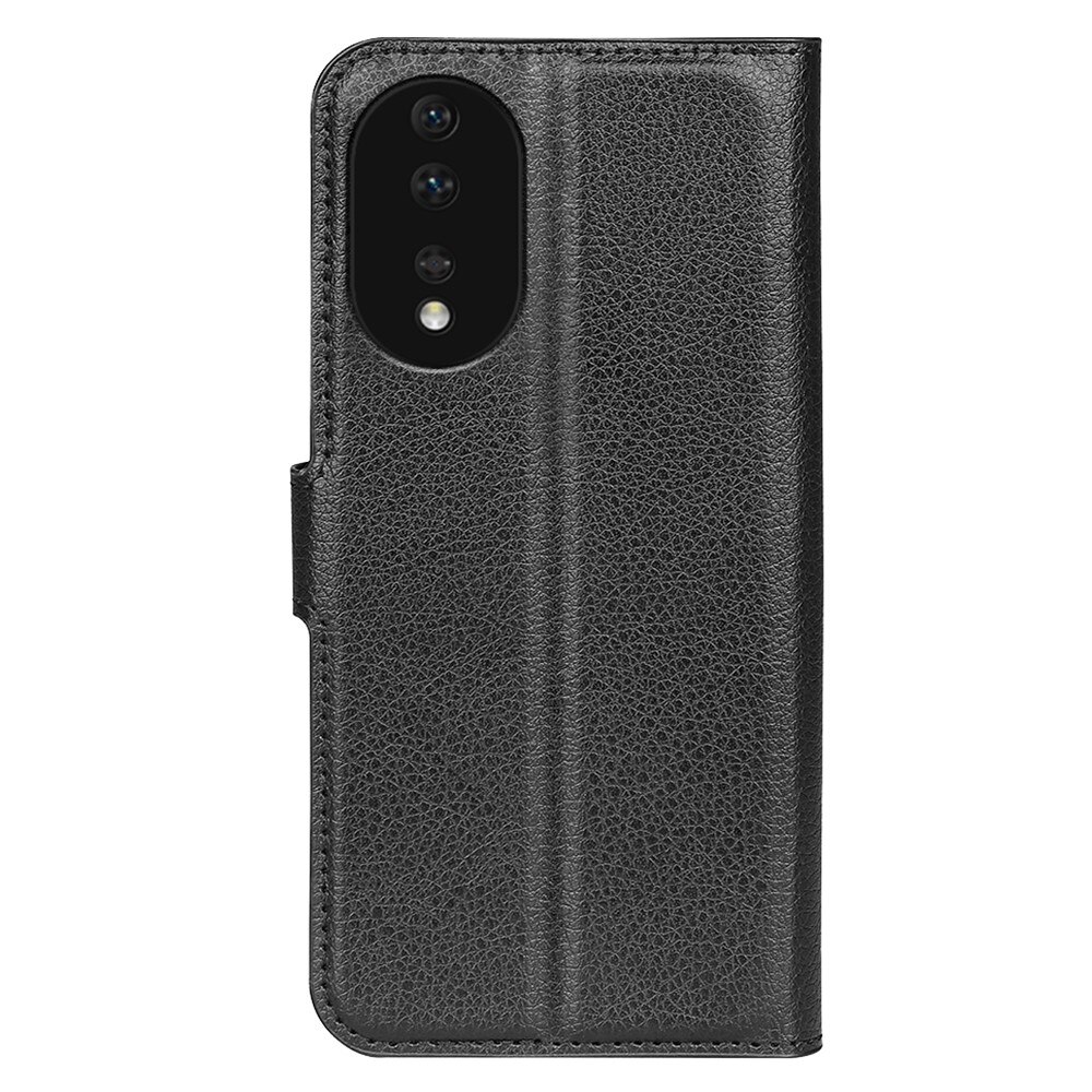 Coque portefeuille Honor 80, noir