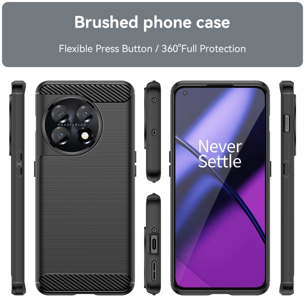 Coque TPU Brushed  OnePlus 11, [FÄRG}
