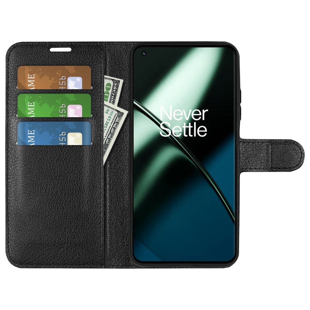 Coque portefeuille  OnePlus 11, Noir