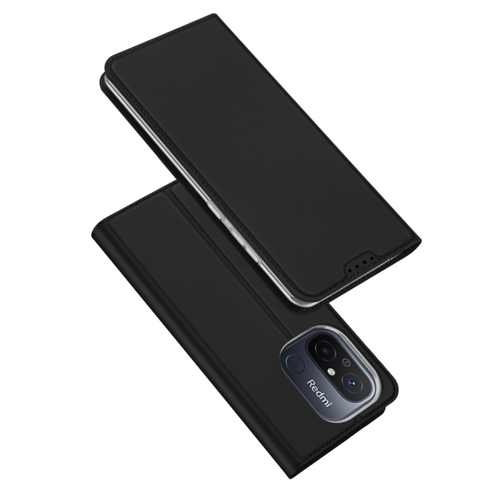 Étui portefeuille Skin Pro Series Xiaomi Redmi 12C, Black