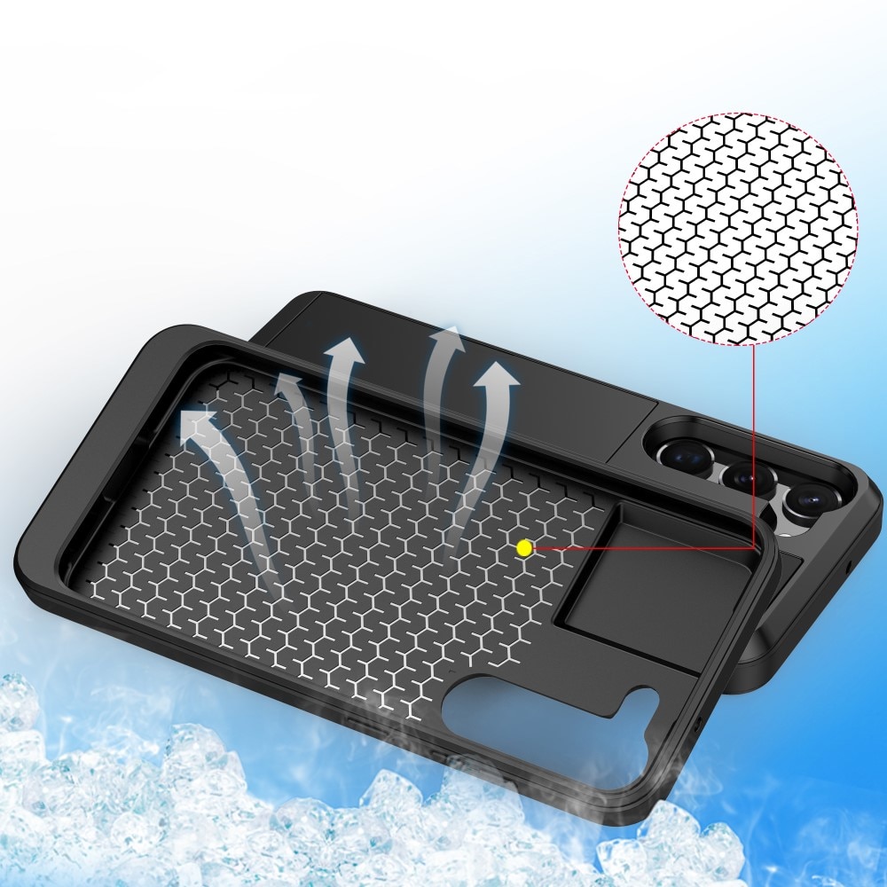 Coque à cartes Samsung Galaxy S23 Plus, Noir