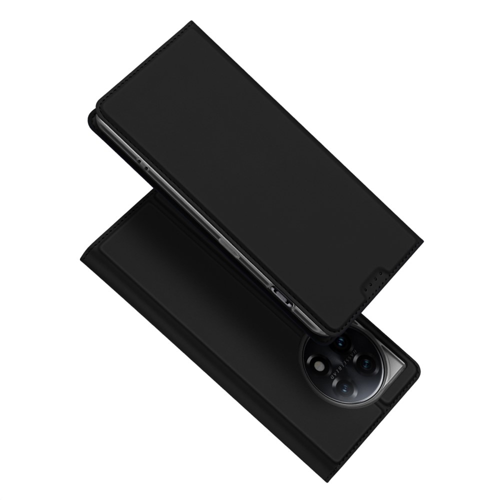 Étui portefeuille Skin Pro Series  OnePlus 11, Noir