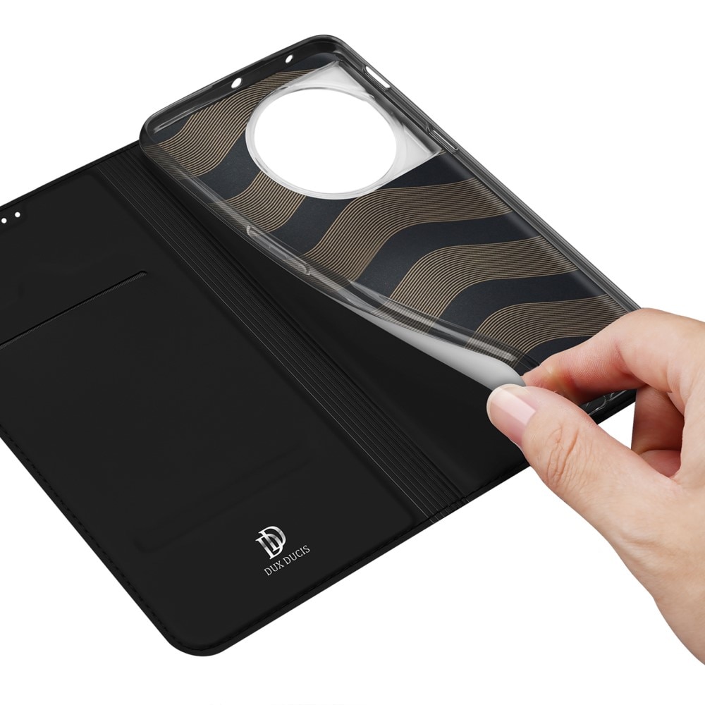 Étui portefeuille Skin Pro Series  OnePlus 11, Noir