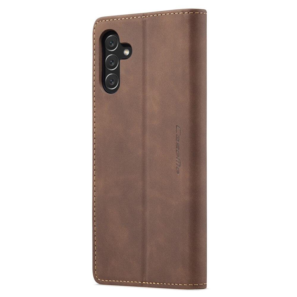 Étui portefeuille mince Samsung Galaxy A34, Marron