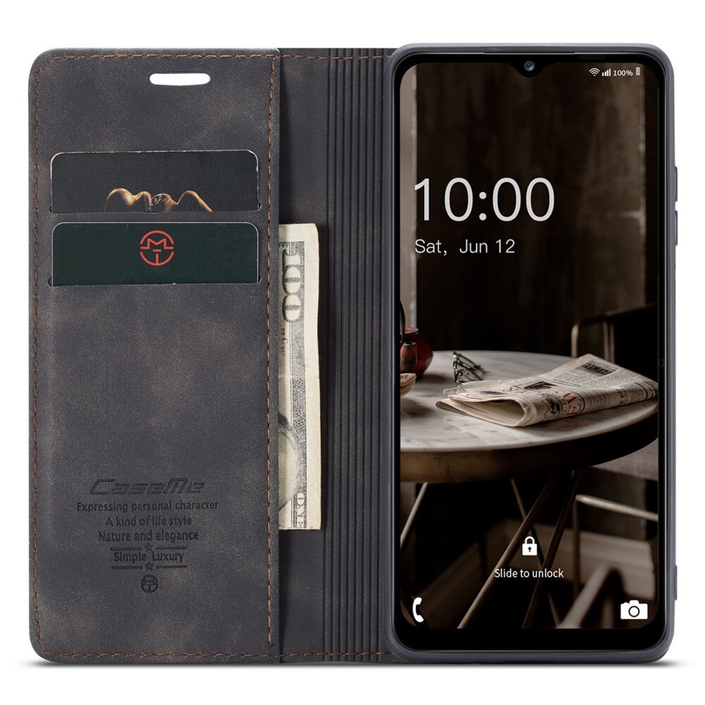 Étui portefeuille mince Samsung Galaxy A34, Noir