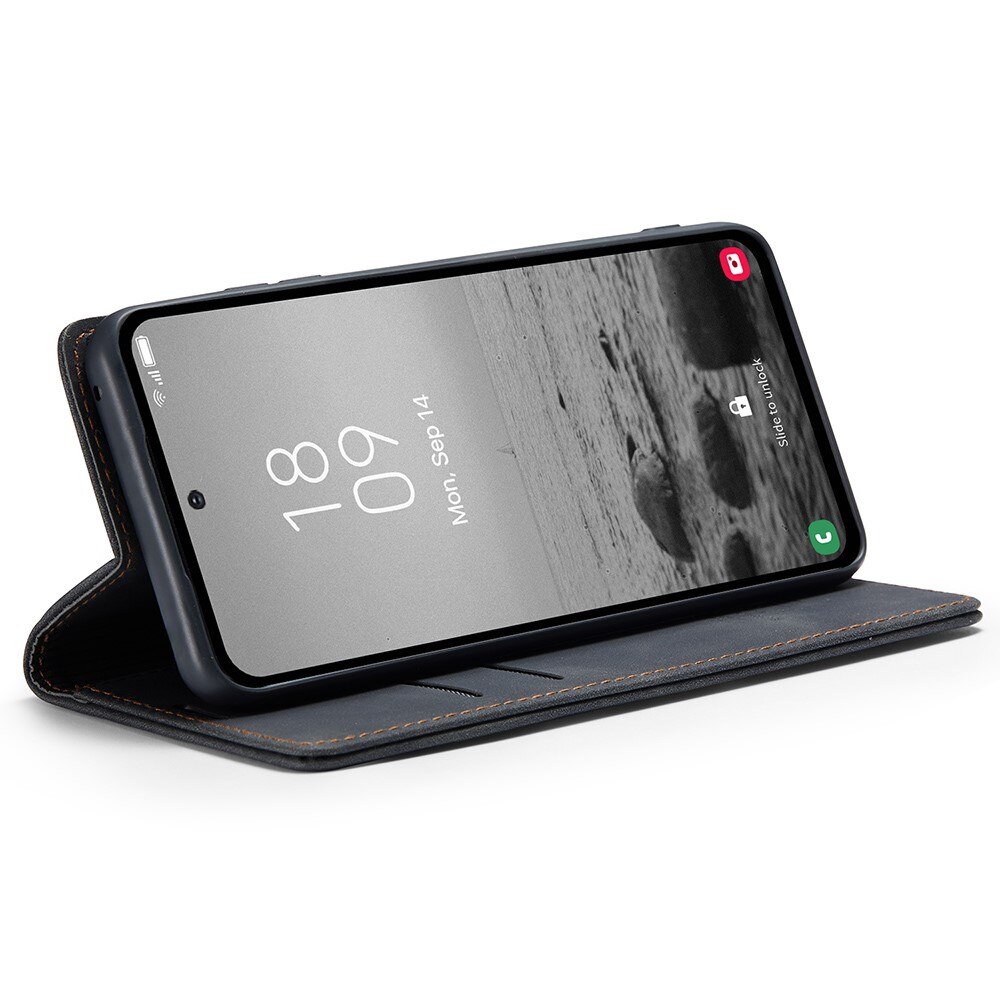 Étui portefeuille mince Samsung Galaxy A54, Noir