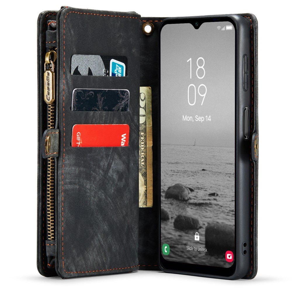 Étui portefeuille multi-cartes Samsung Galaxy A14, gris