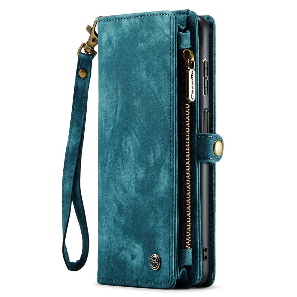 Étui portefeuille multi-cartes Samsung Galaxy A14, Bleu