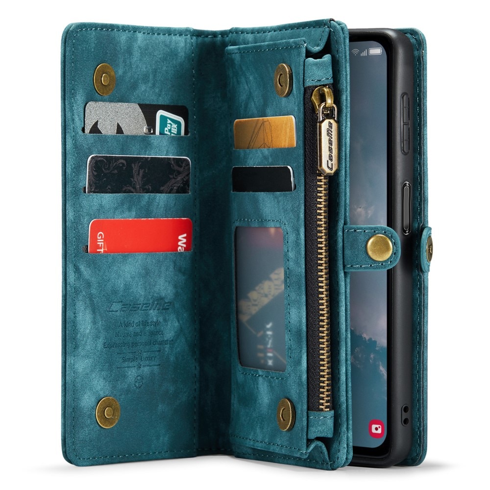 Étui portefeuille multi-cartes Samsung Galaxy A34, Bleu