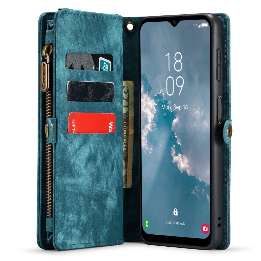 Étui portefeuille multi-cartes Samsung Galaxy A34, Bleu