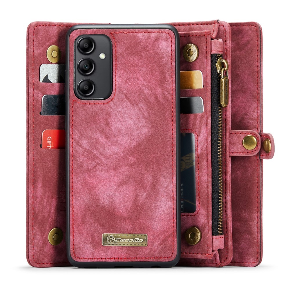 Étui portefeuille multi-cartes Samsung Galaxy A54, Rouge