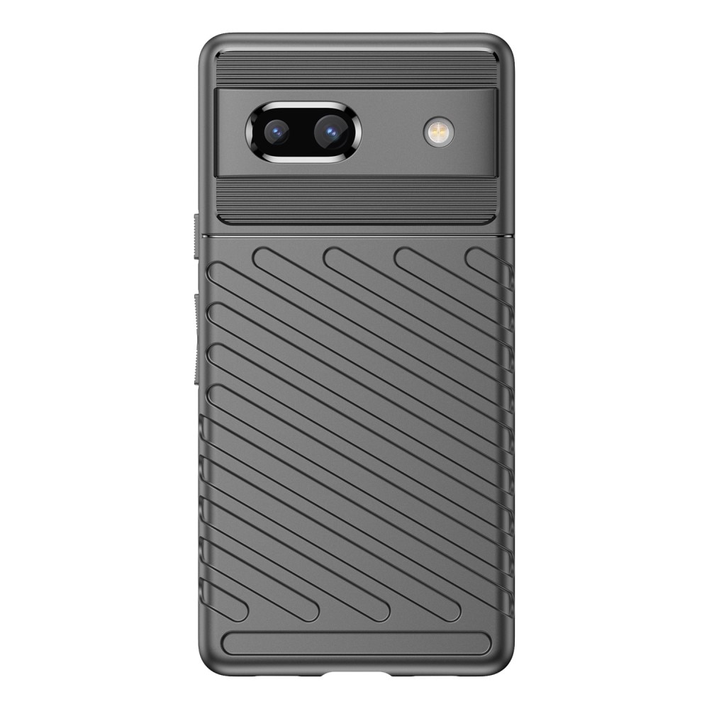 Coque Thunder TPU Google Pixel 7a, noir