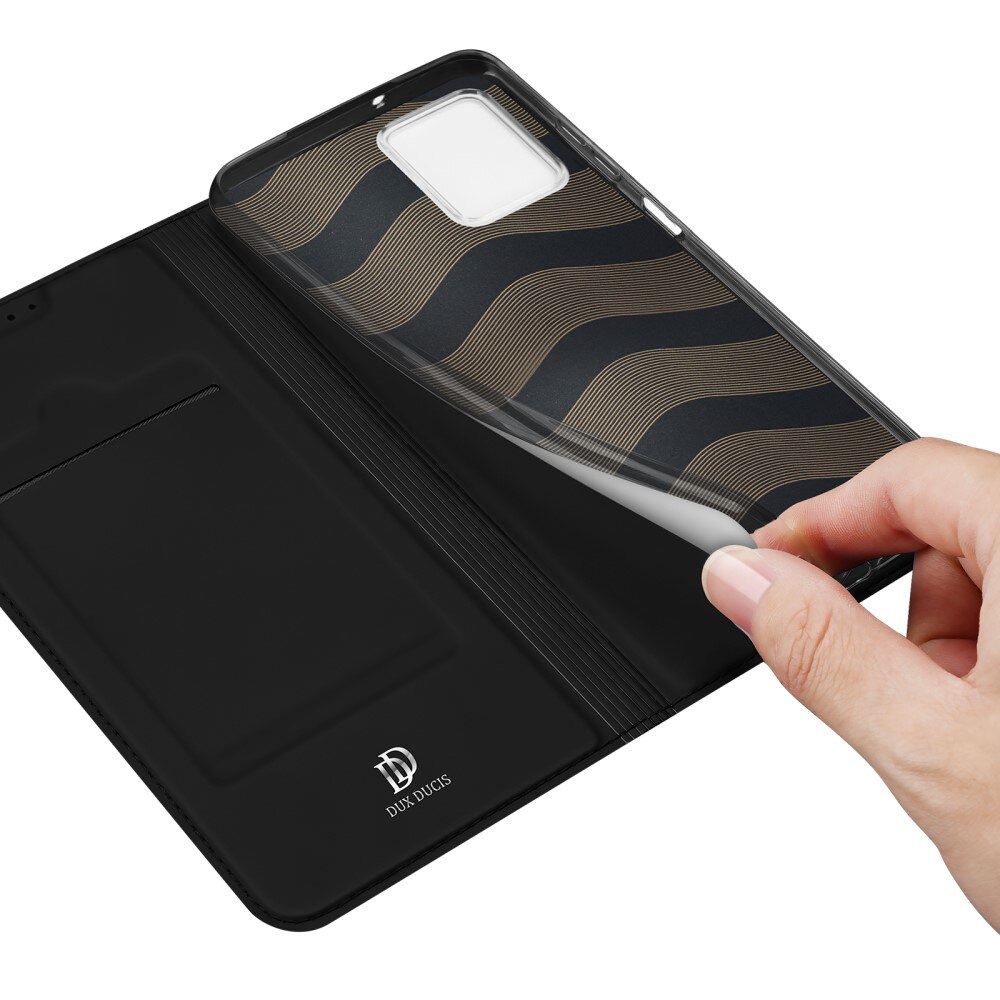 Étui portefeuille Skin Pro Series Motorola Moto G73, Noir