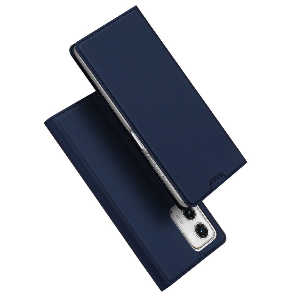 Étui portefeuille Skin Pro Series Motorola Moto G73, Bleu