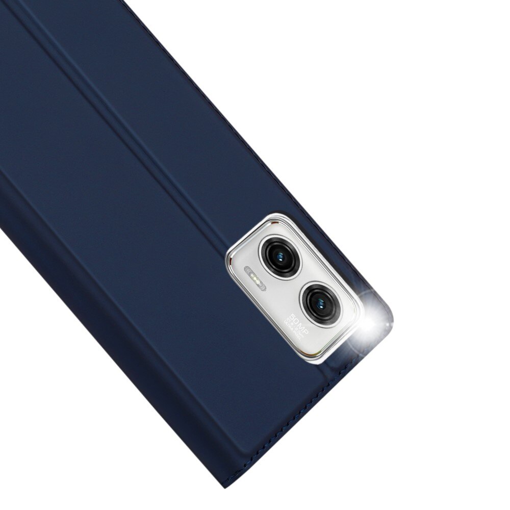 Étui portefeuille Skin Pro Series Motorola Moto G73, Bleu