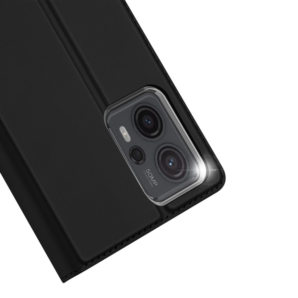 Étui portefeuille Skin Pro Series Motorola Moto G23, Black