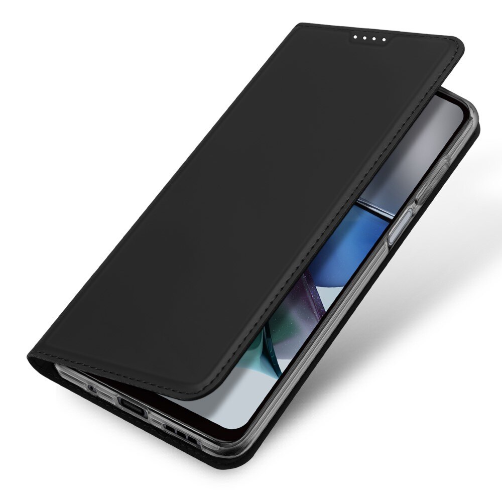 Étui portefeuille Skin Pro Series Motorola Moto G23, Noir