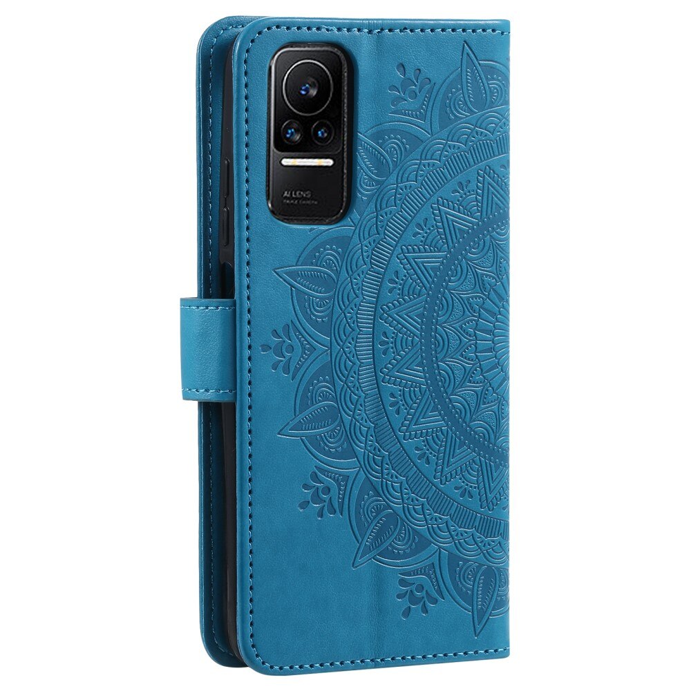 Étui en cuir Mandala Xiaomi 13 Lite, bleu