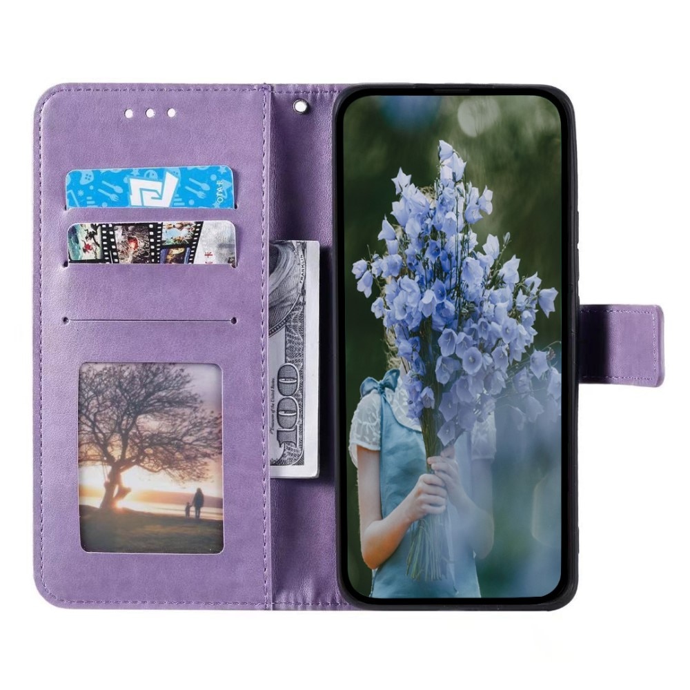 Étui en cuir Mandala Xiaomi 13 Lite, violet