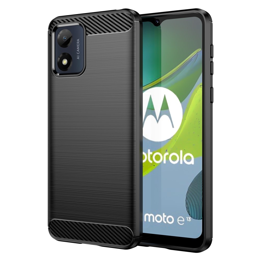 Coque TPU Brushed Motorola Moto E13, Black