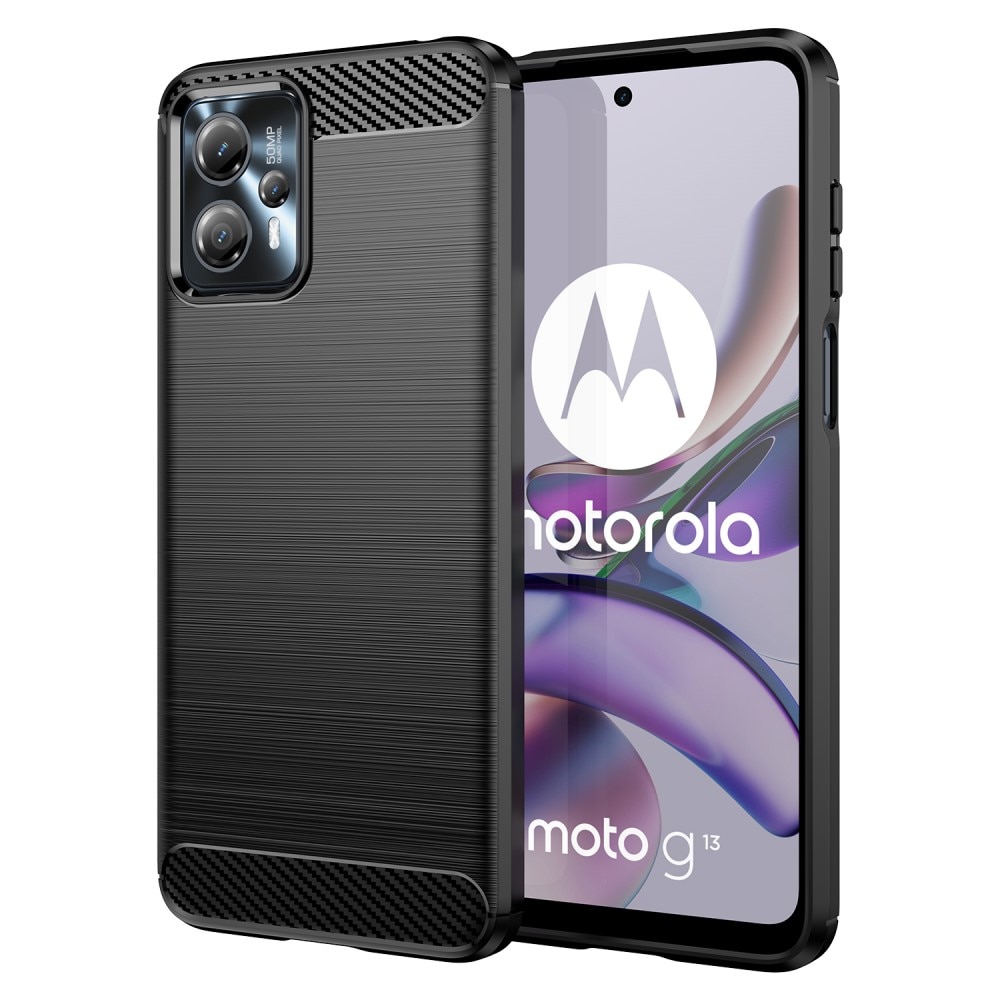 Coque TPU Brushed Motorola Moto G23, Black