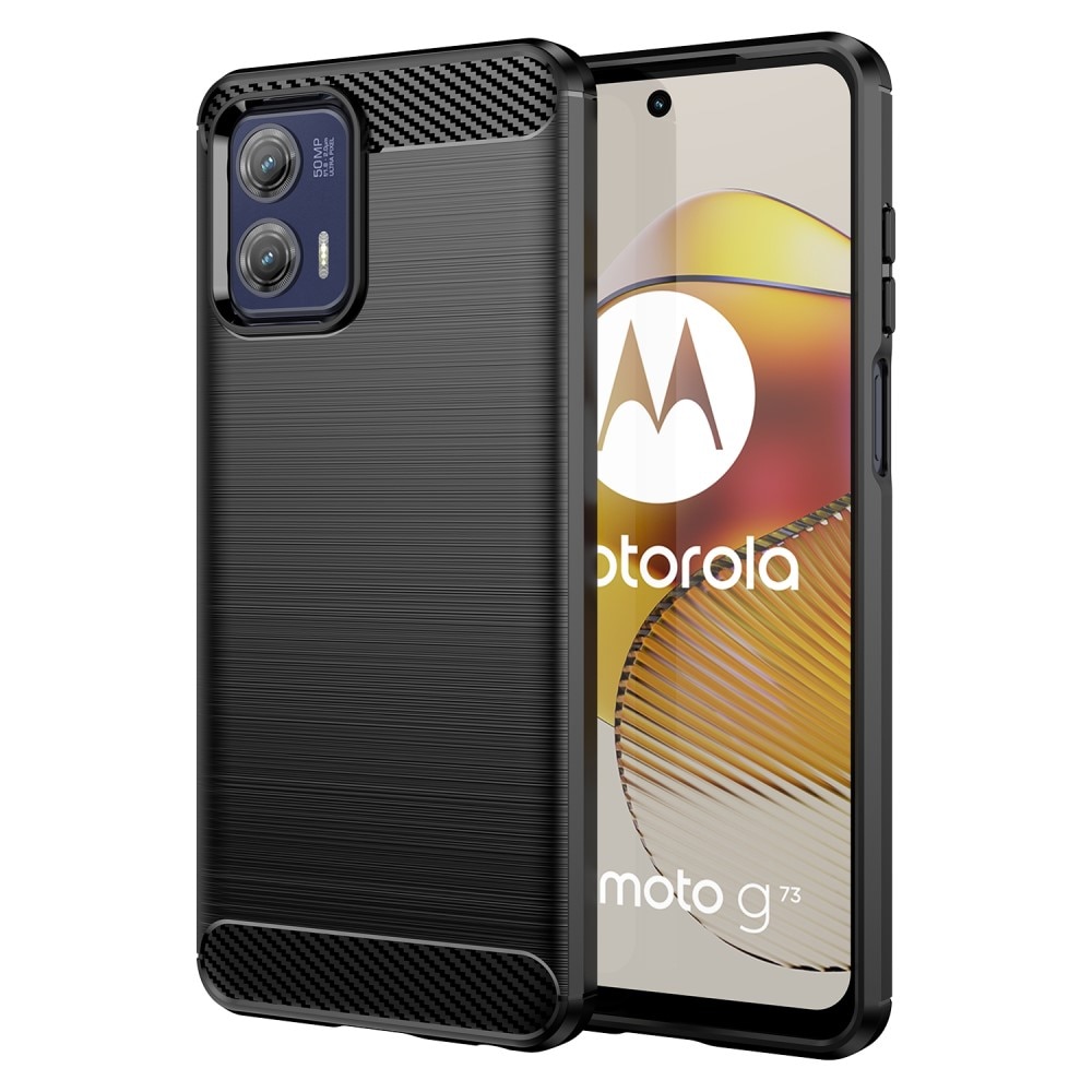 Coque TPU Brushed Motorola Moto G73, Black