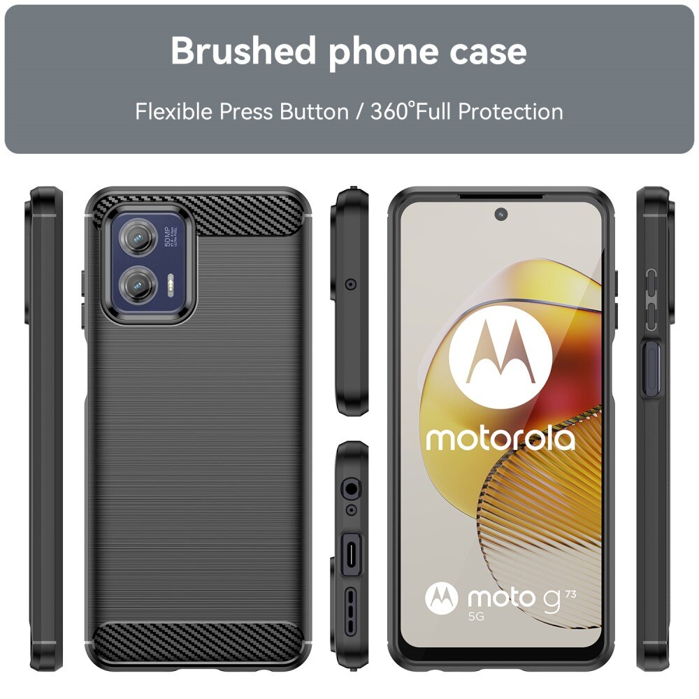 Coque TPU Brushed Motorola Moto G73, [FÄRG}