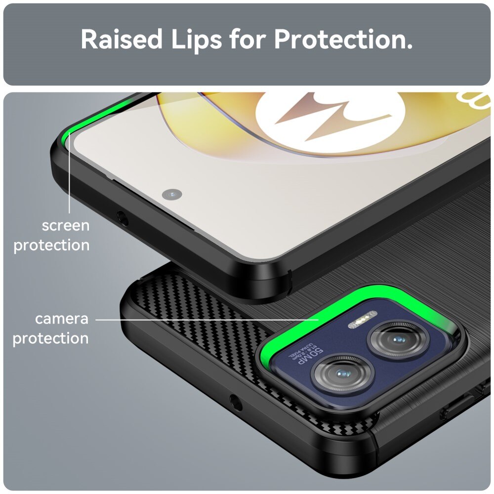 Coque TPU Brushed Motorola Moto G73, [FÄRG}