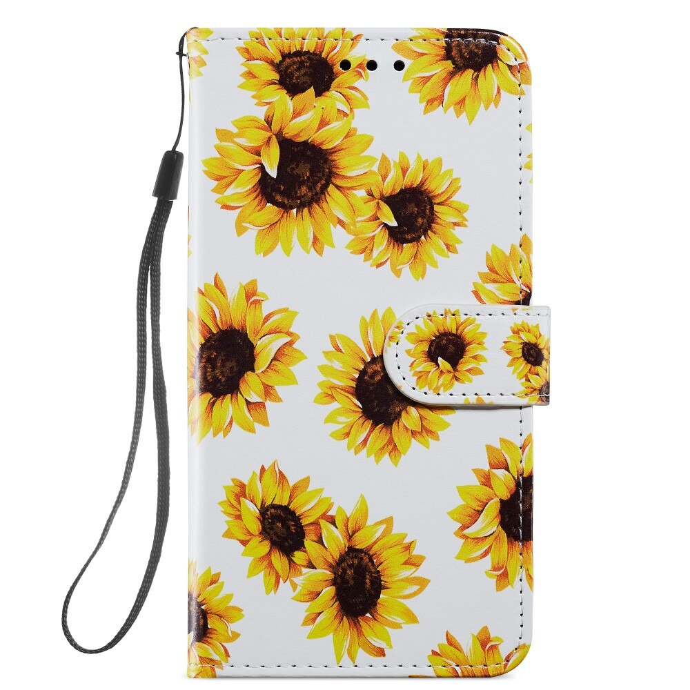 Coque portefeuille Samsung Galaxy A14, tournesol