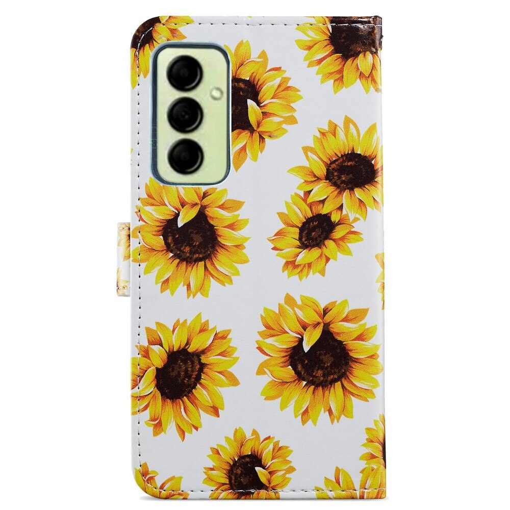 Coque portefeuille Samsung Galaxy A14, tournesol