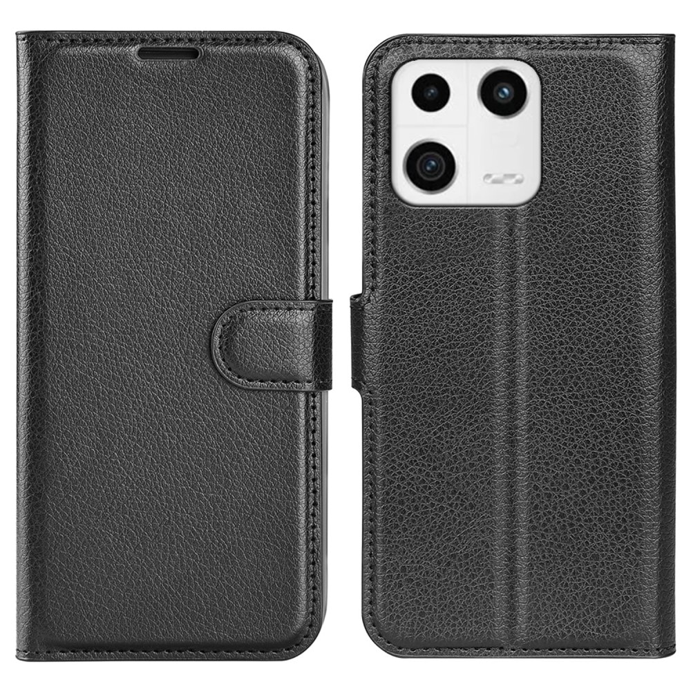 Coque portefeuille Xiaomi 13, Noir