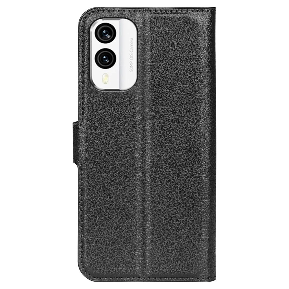 Coque portefeuille Nokia X30, noir