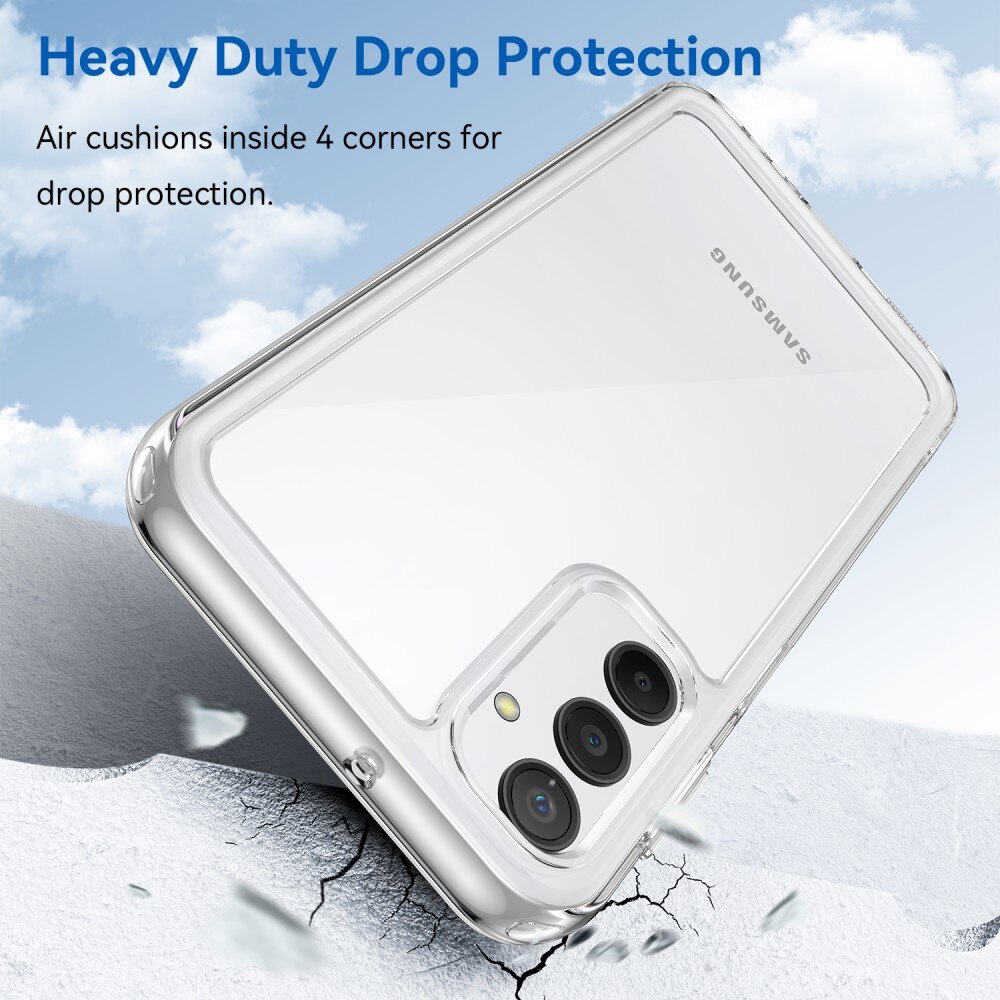 Coque hybride Crystal Hybrid pour Samsung Galaxy A24, transparent