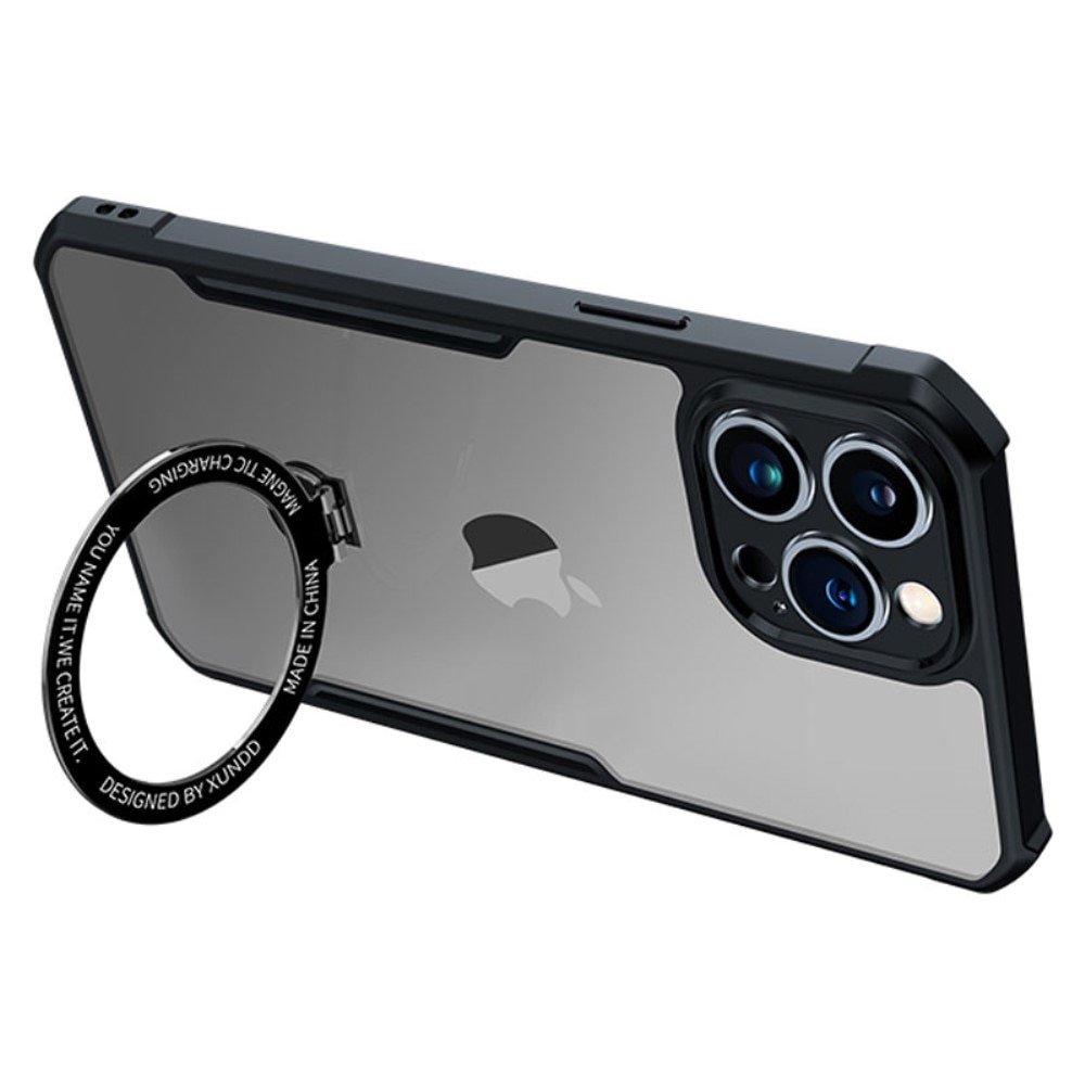 Coque Hybride Bumper MagSafe iPhone 12/12 Pro, noir