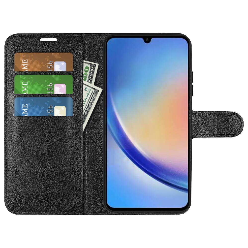 Coque portefeuille Samsung Galaxy A34, Noir