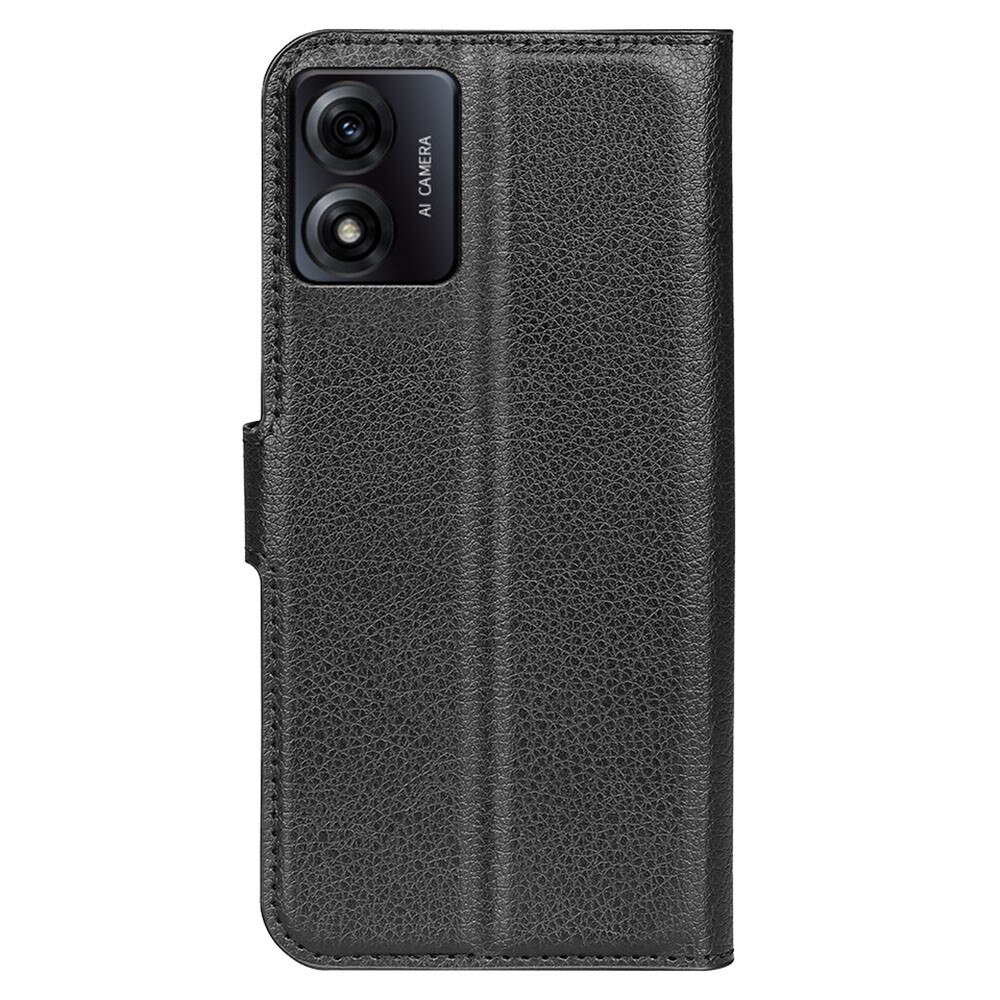 Coque portefeuille Motorola Moto E13, noir