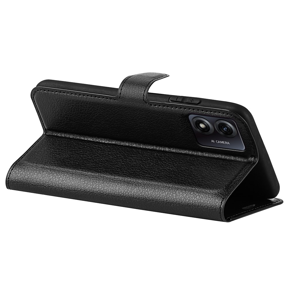 Coque portefeuille Motorola Moto E13, Noir