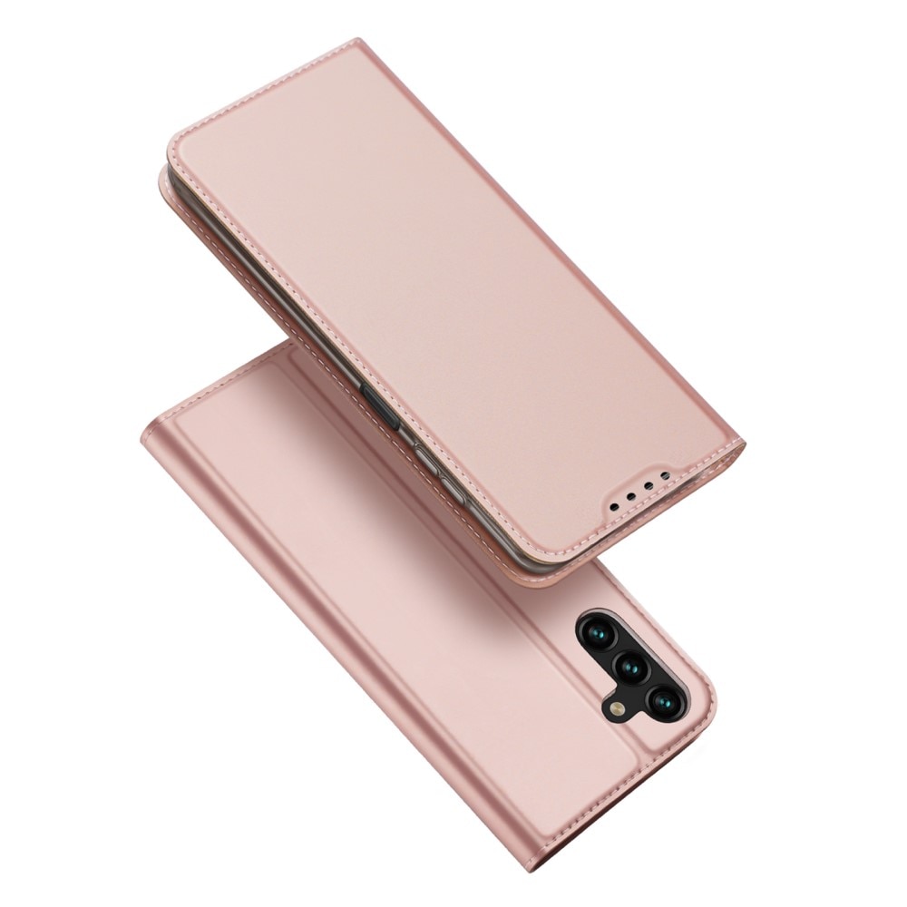 Étui portefeuille Skin Pro Series Samsung Galaxy A14, Rose Gold