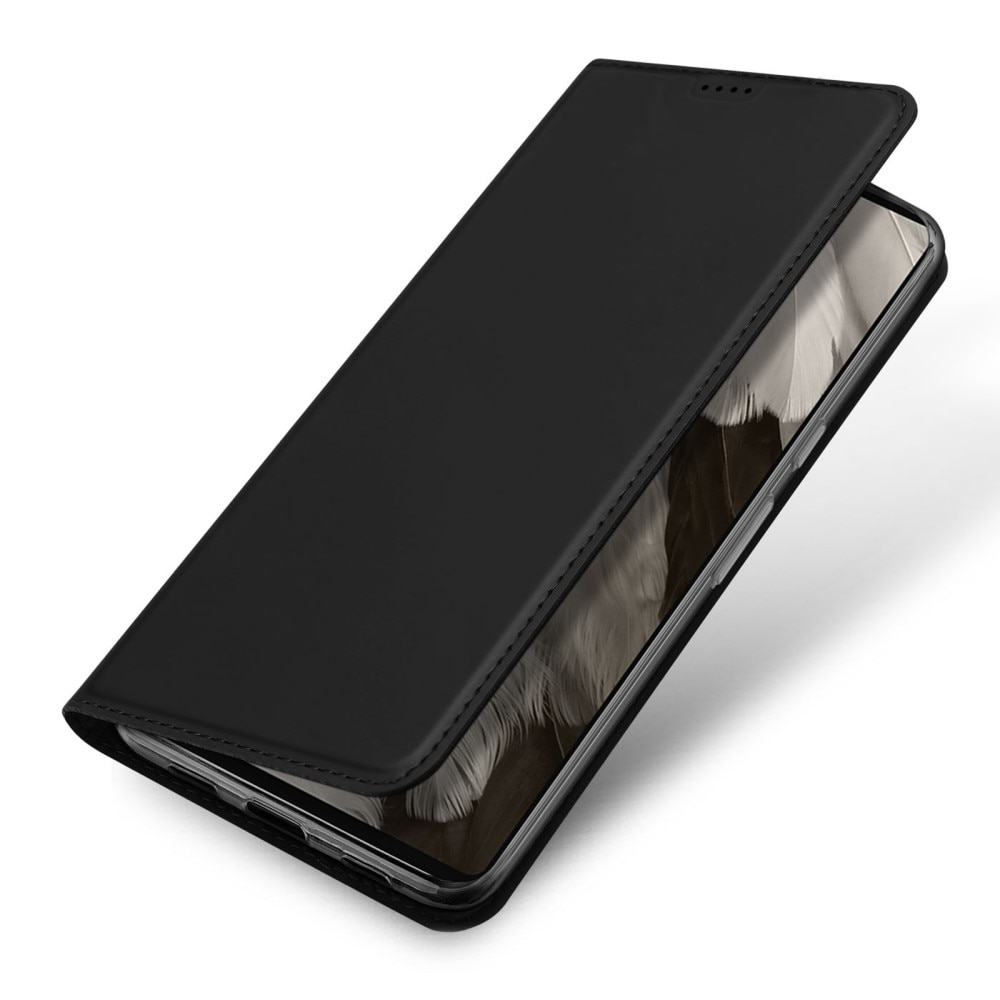 Étui portefeuille Skin Pro Series Google Pixel 7a, Noir