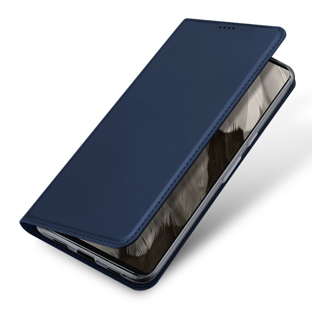 Étui portefeuille Skin Pro Series Google Pixel 7a, Bleu