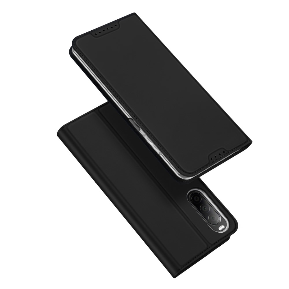 Étui portefeuille Skin Pro Series Sony Xperia 10 V, Black