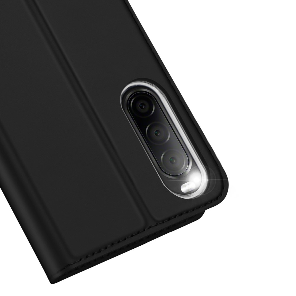 Étui portefeuille Skin Pro Series Sony Xperia 10 V, Black
