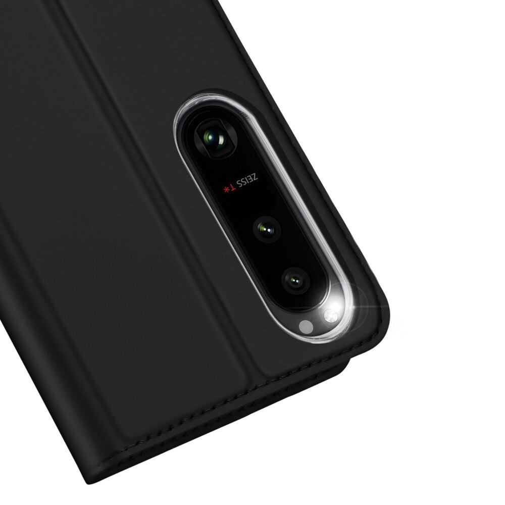 Étui portefeuille Skin Pro Series Sony Xperia 1 V, Black