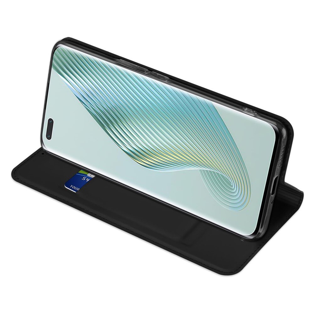 Étui portefeuille Skin Pro Series Honor Magic5 Pro, Noir