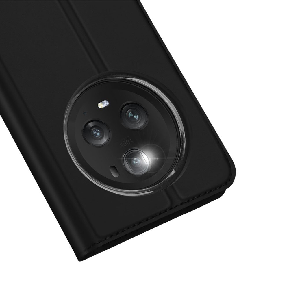 Étui portefeuille Skin Pro Series Honor Magic5 Pro, Noir