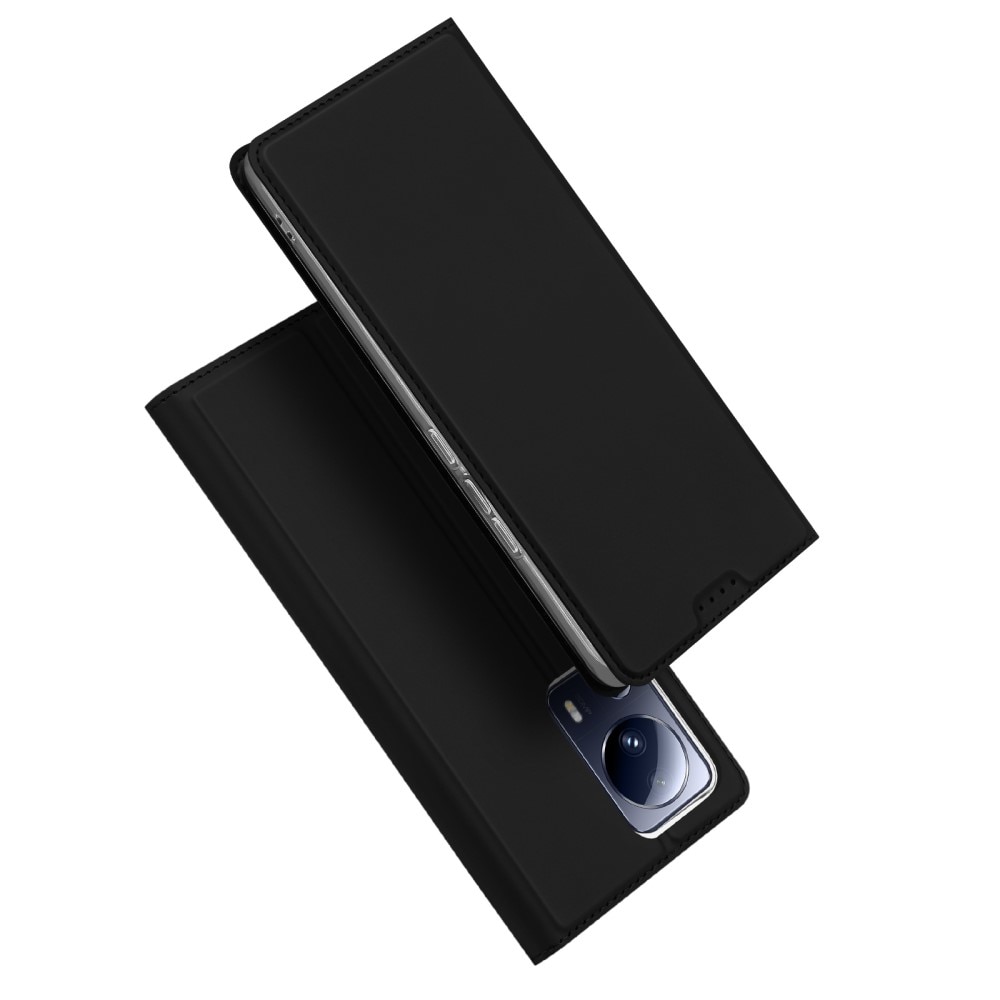 Étui portefeuille Skin Pro Series Xiaomi 13 Lite, Noir