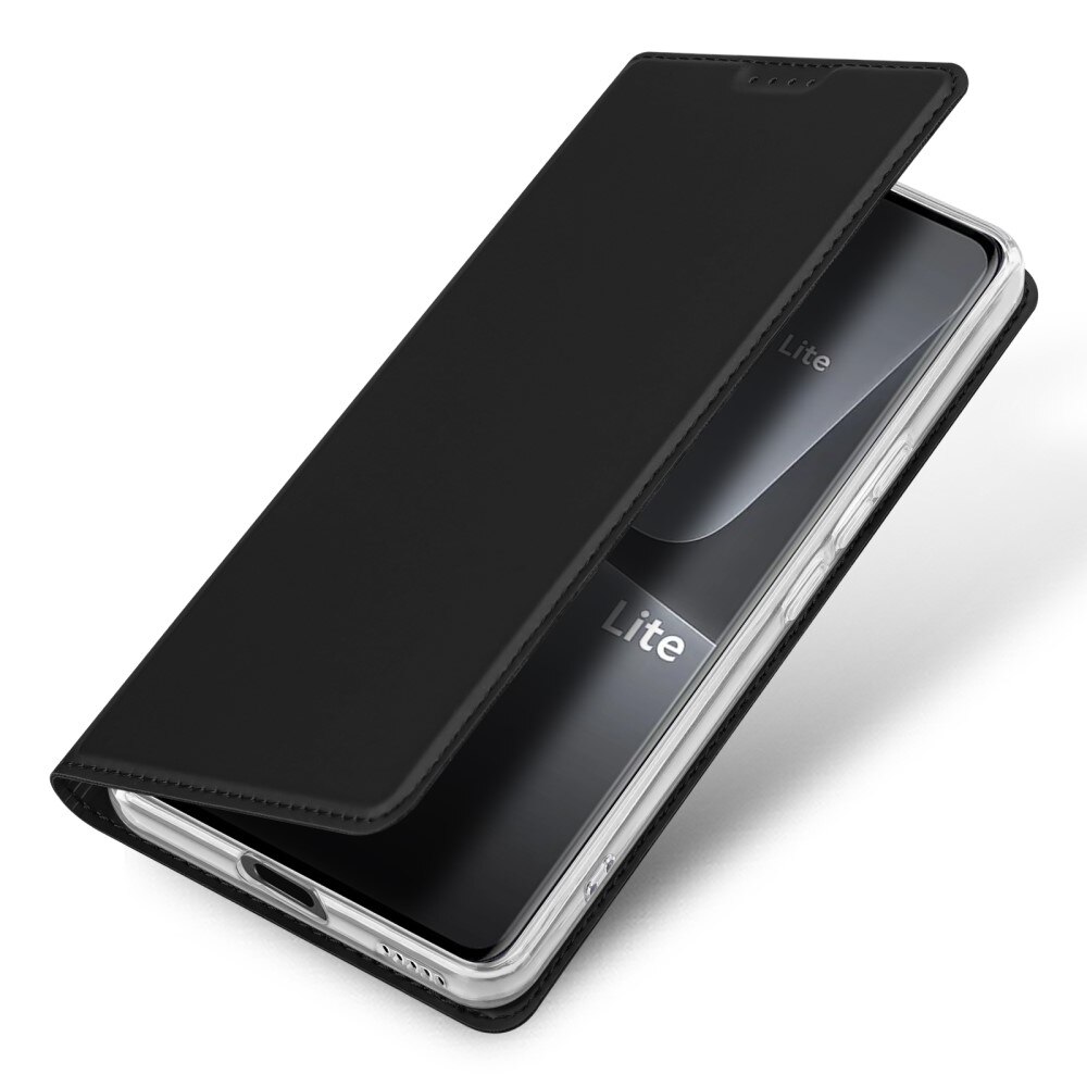 Étui portefeuille Skin Pro Series Xiaomi 13 Lite, Noir