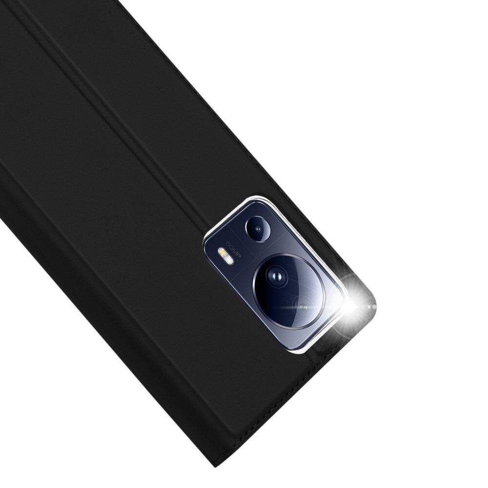 Étui portefeuille Skin Pro Series Xiaomi 13 Lite, Noir