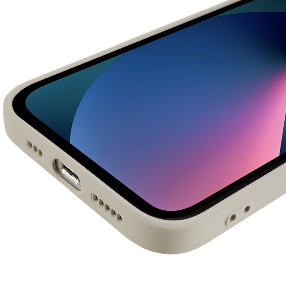 Coque TPU iPhone 13, Blanc