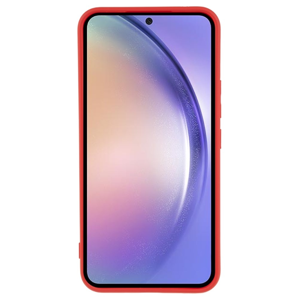 Coque TPU Samsung Galaxy A54, Rouge